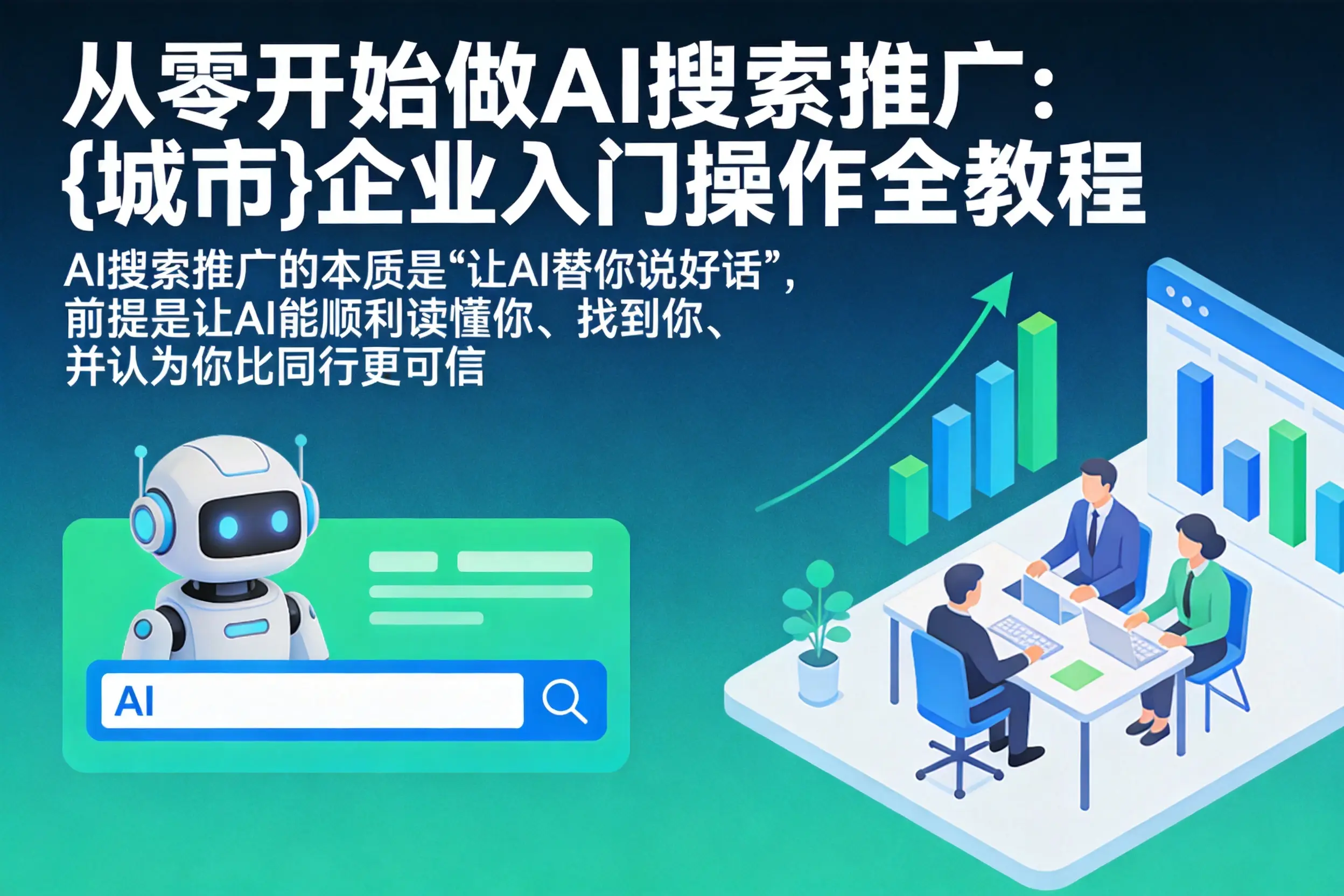 从零开始做AI搜索推广：黄南企业入门操作全教程