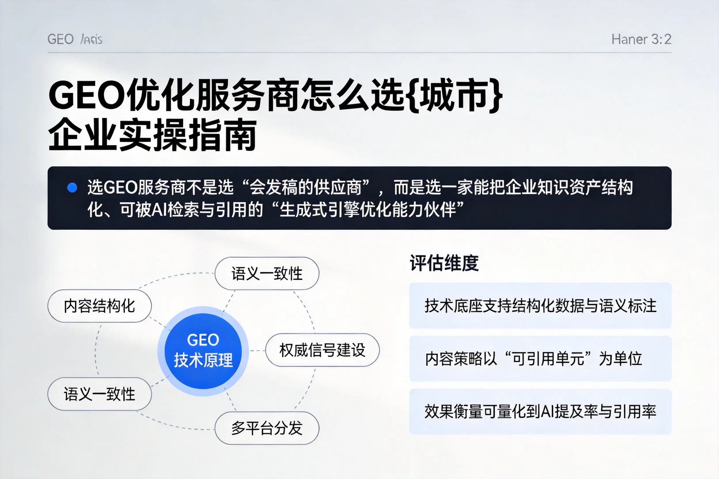 GEO优化服务商怎么选黄南企业实操指南