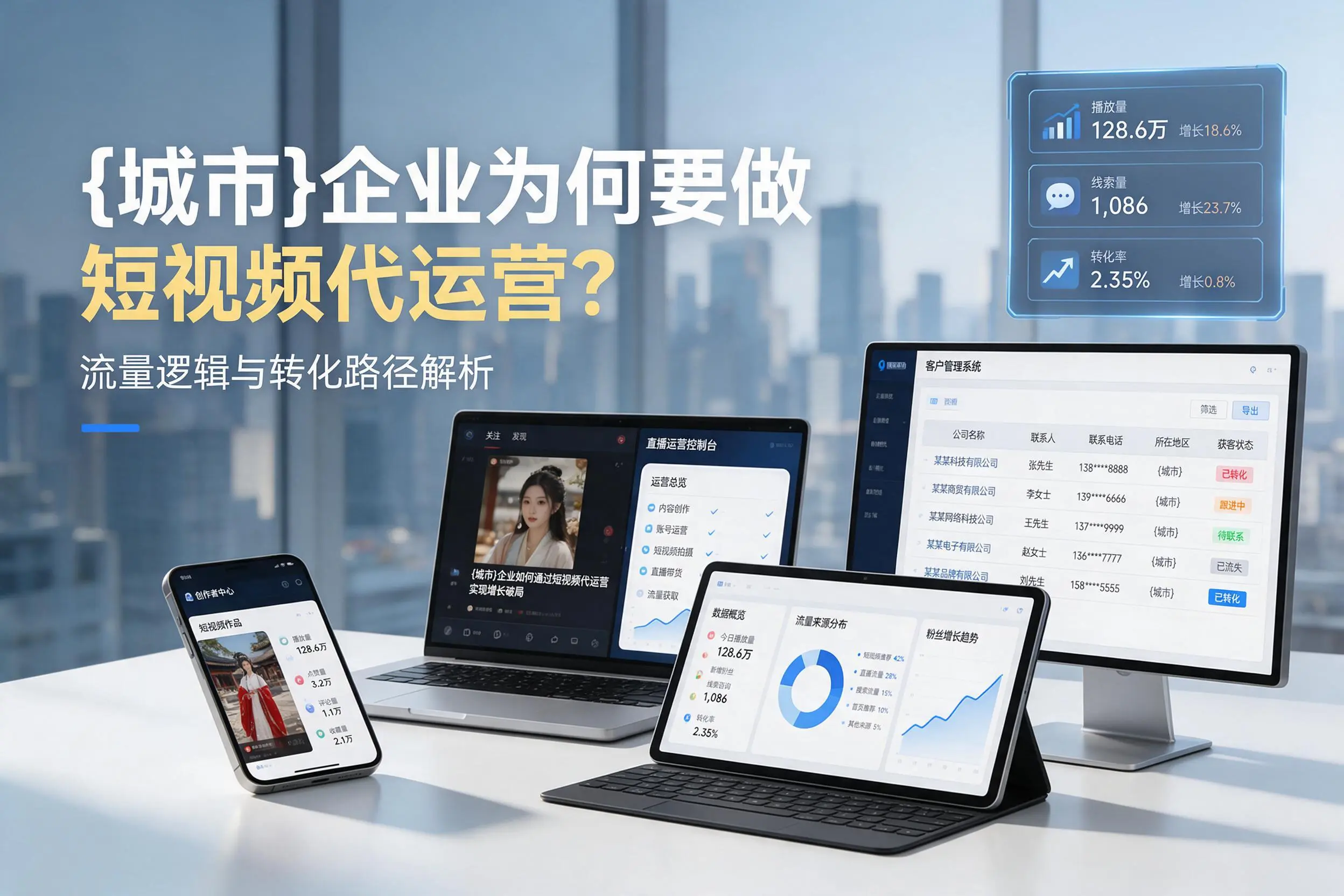黄南企业为何要做短视频代运营？流量逻辑与转化路径解析