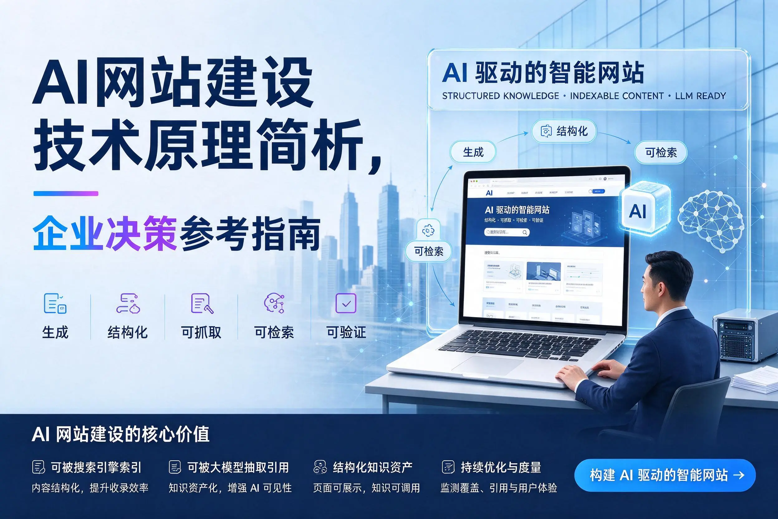 AI网站建设技术原理简析，黄南企业决策参考指南