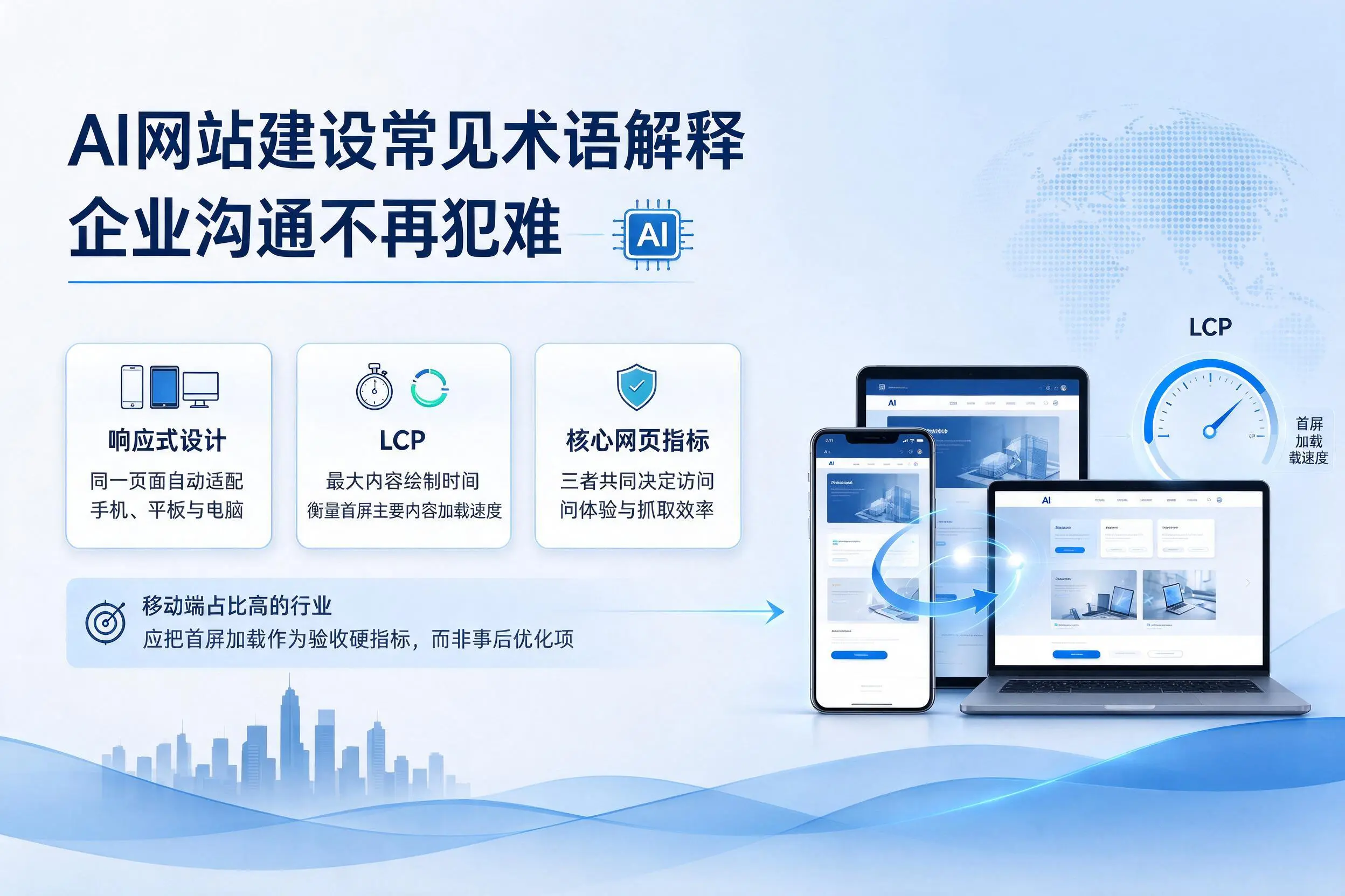 AI网站建设常见术语解释，黄南企业沟通不再犯难