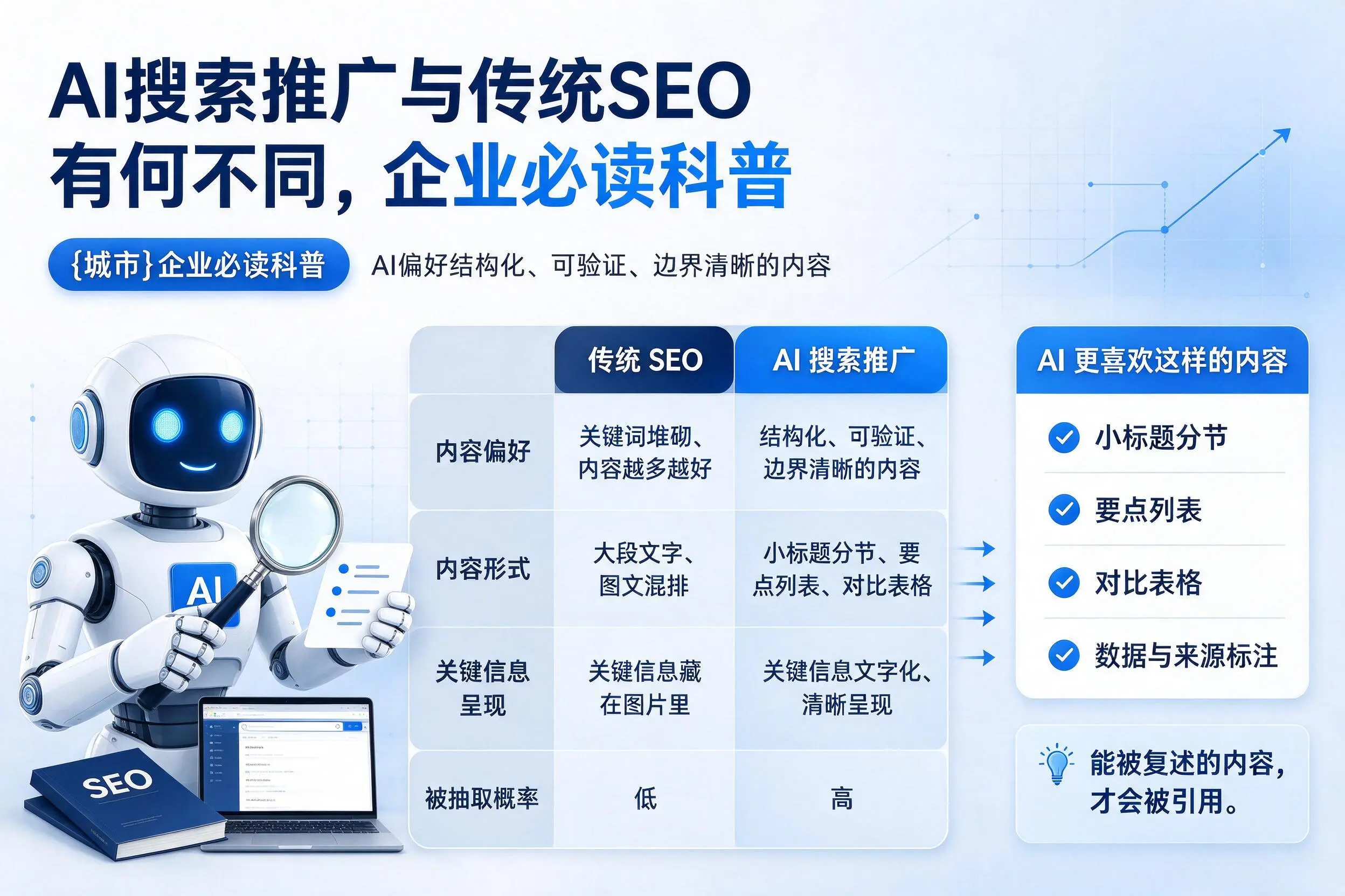 AI搜索推广与传统SEO有何不同,黄南企业必读科普